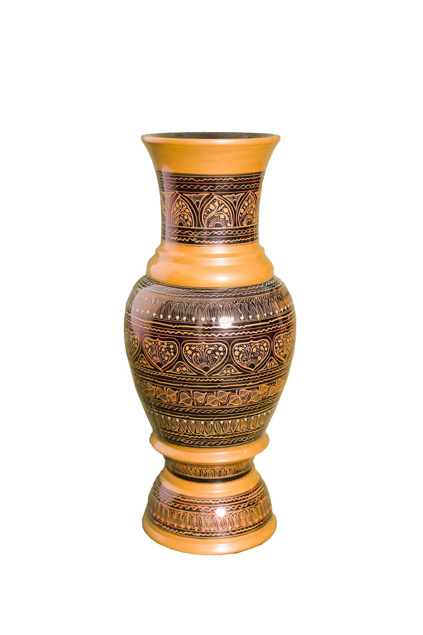 Lacquer Art Vase
