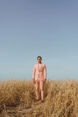Coral Pink Summer Suit