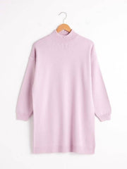 Oversize Lilac Knitwear Tunic
